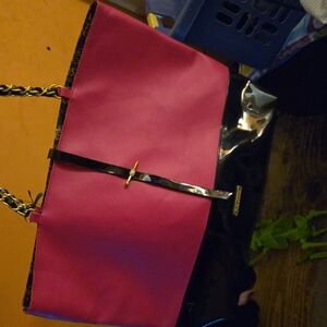 Juicy Couture Pink and Black Tote Bag